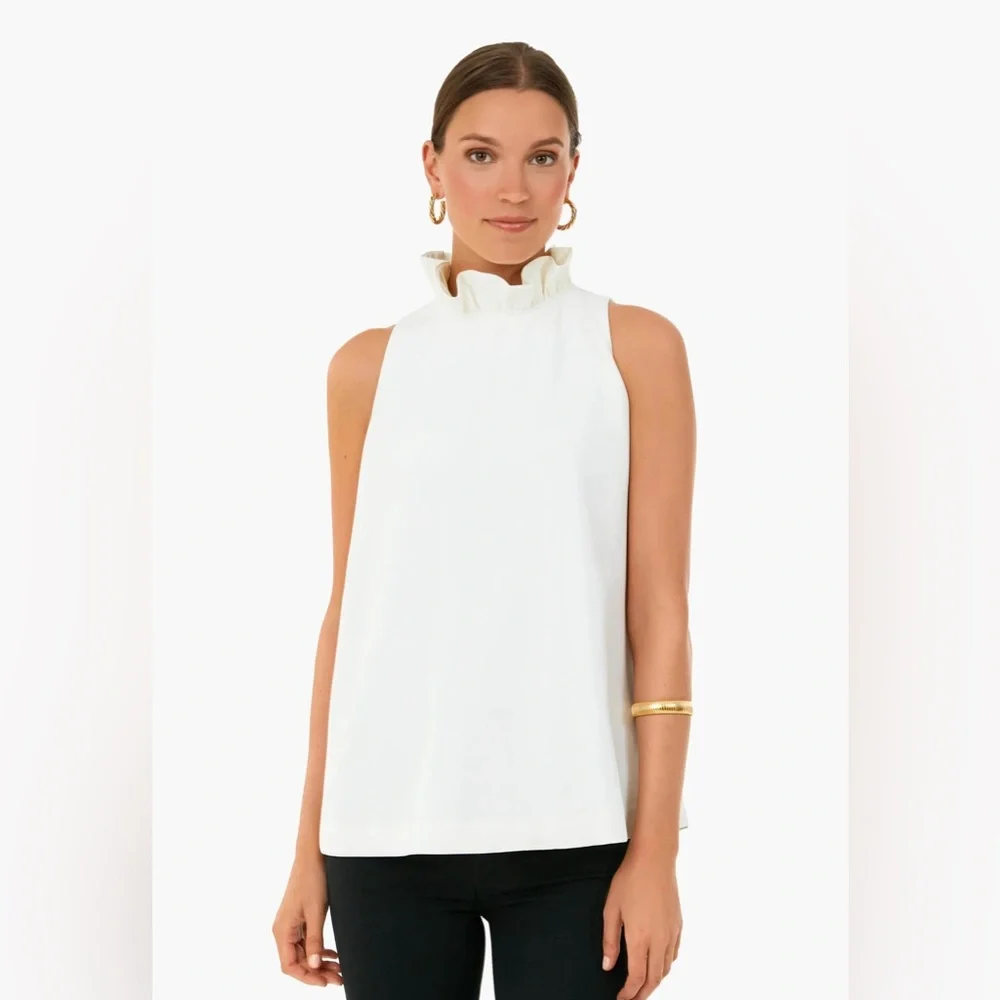 JCREW Ruffle Tank 🎀 - Picture 1 of 4